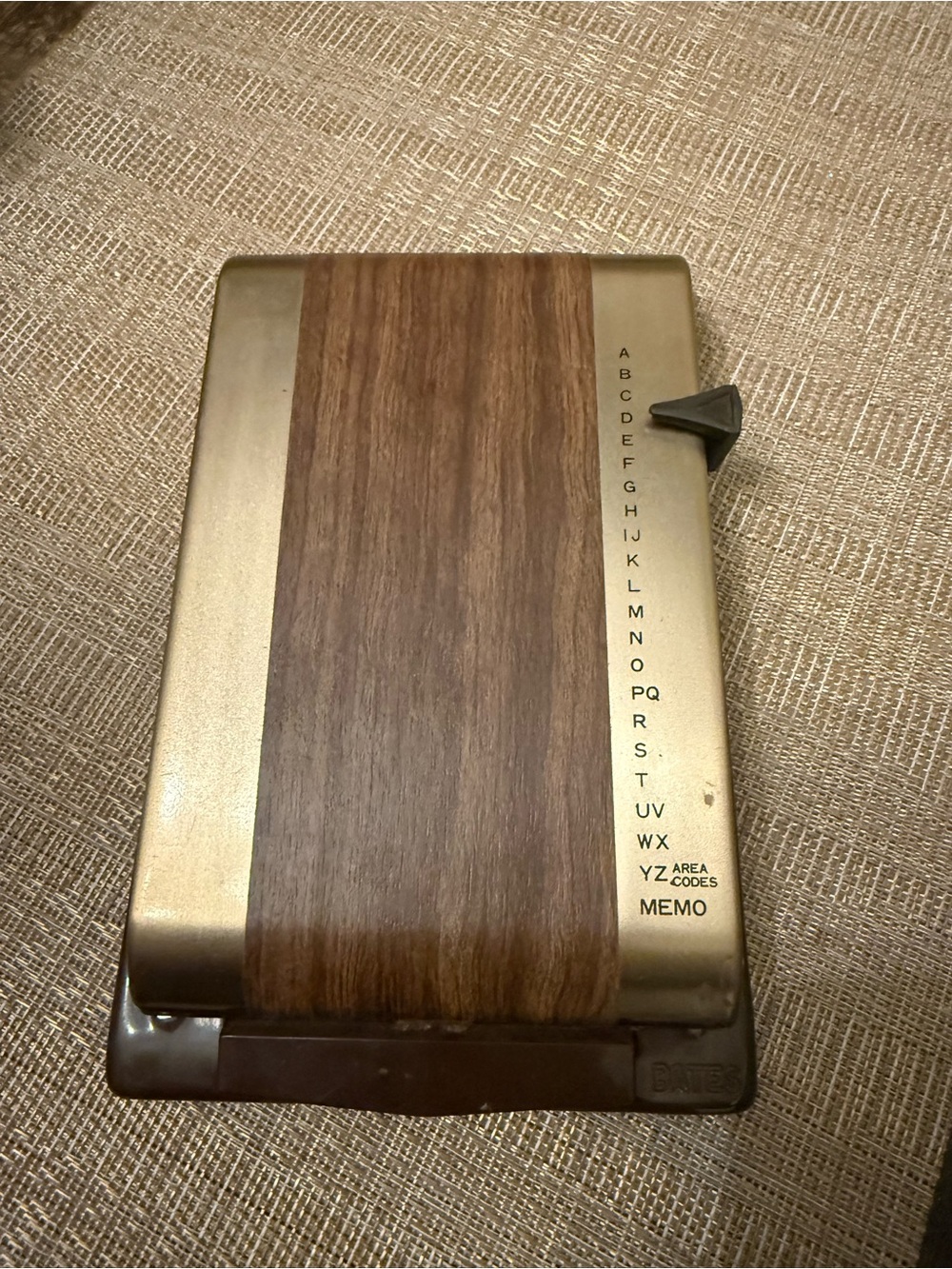 Vintage Bates Address Organizer - never used